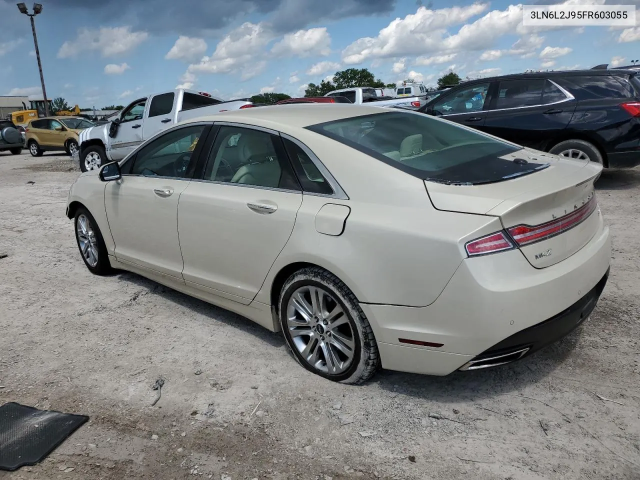 2015 Lincoln Mkz VIN: 3LN6L2J95FR603055 Lot: 62559634