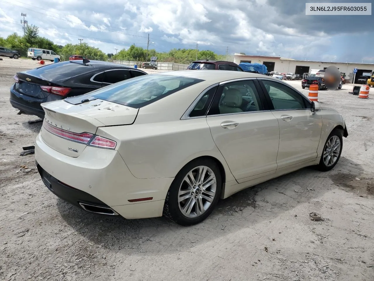 2015 Lincoln Mkz VIN: 3LN6L2J95FR603055 Lot: 62559634