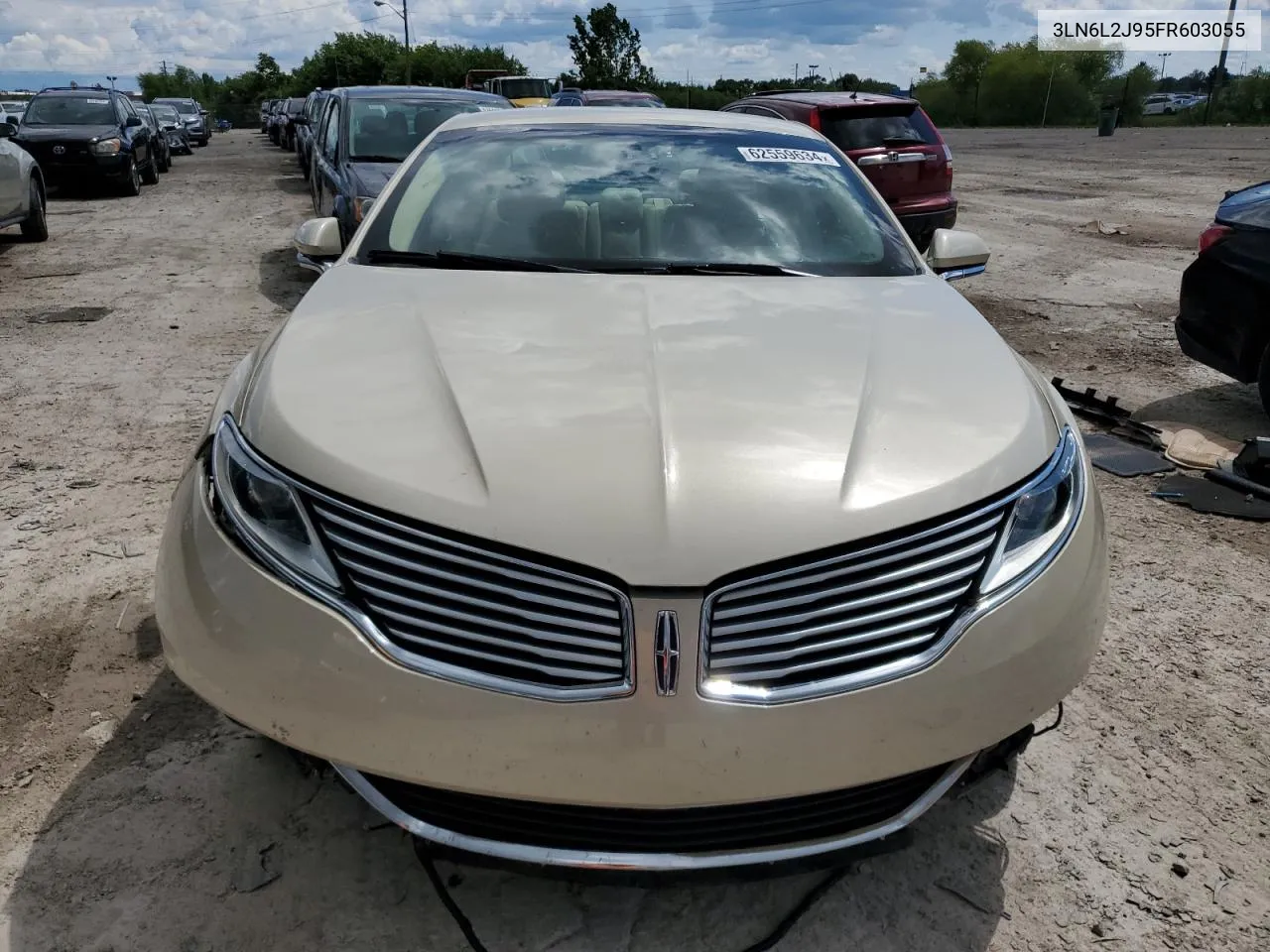 2015 Lincoln Mkz VIN: 3LN6L2J95FR603055 Lot: 62559634