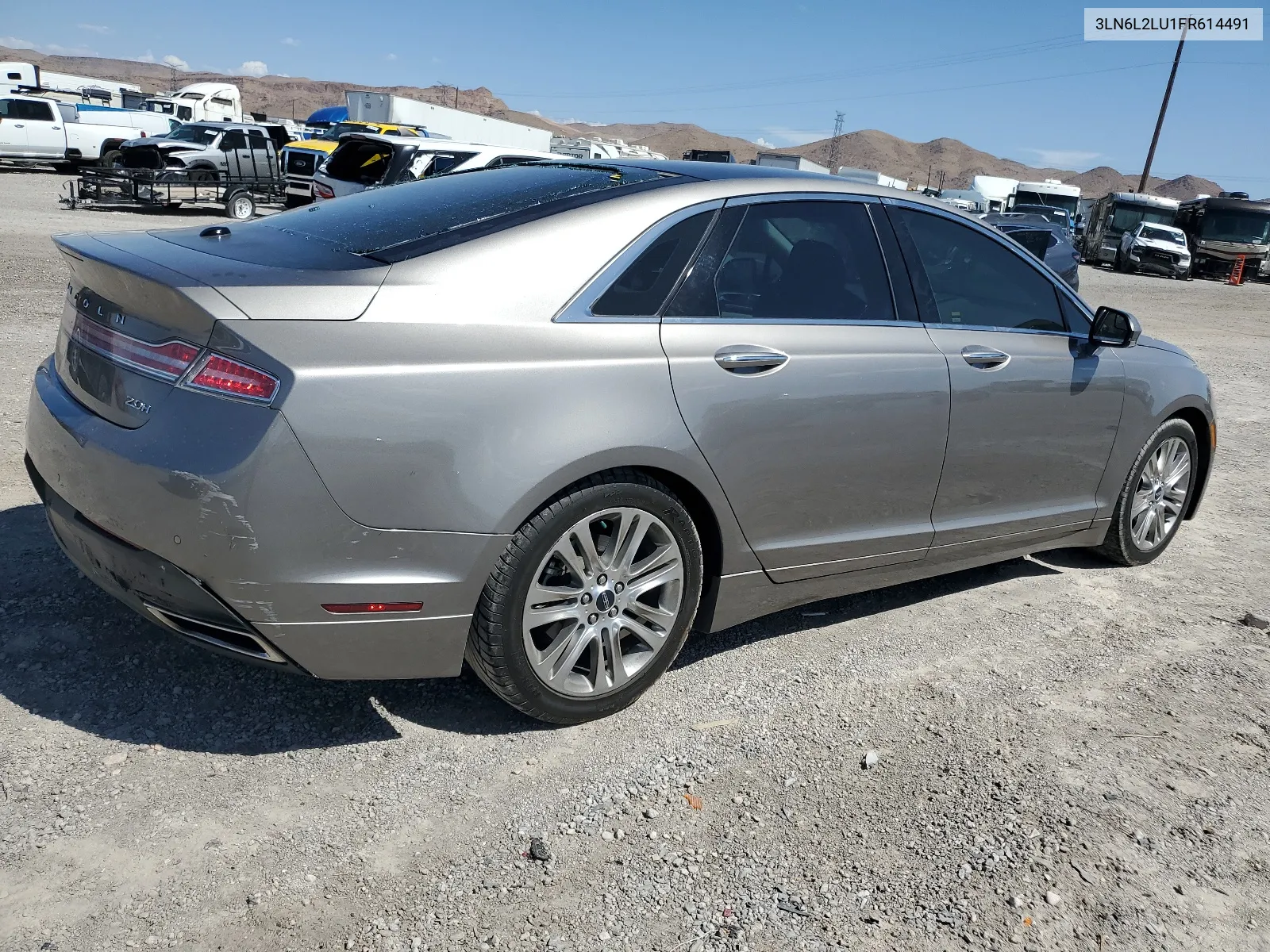 2015 Lincoln Mkz Hybrid VIN: 3LN6L2LU1FR614491 Lot: 67303264