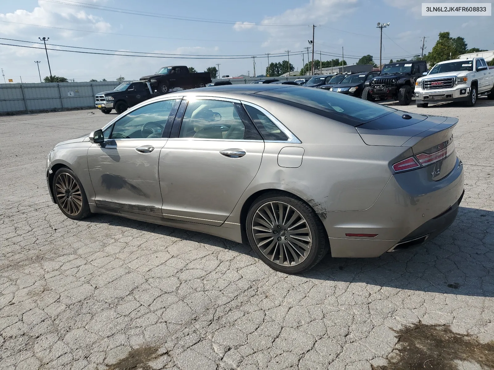 2015 Lincoln Mkz VIN: 3LN6L2JK4FR608833 Lot: 67556204