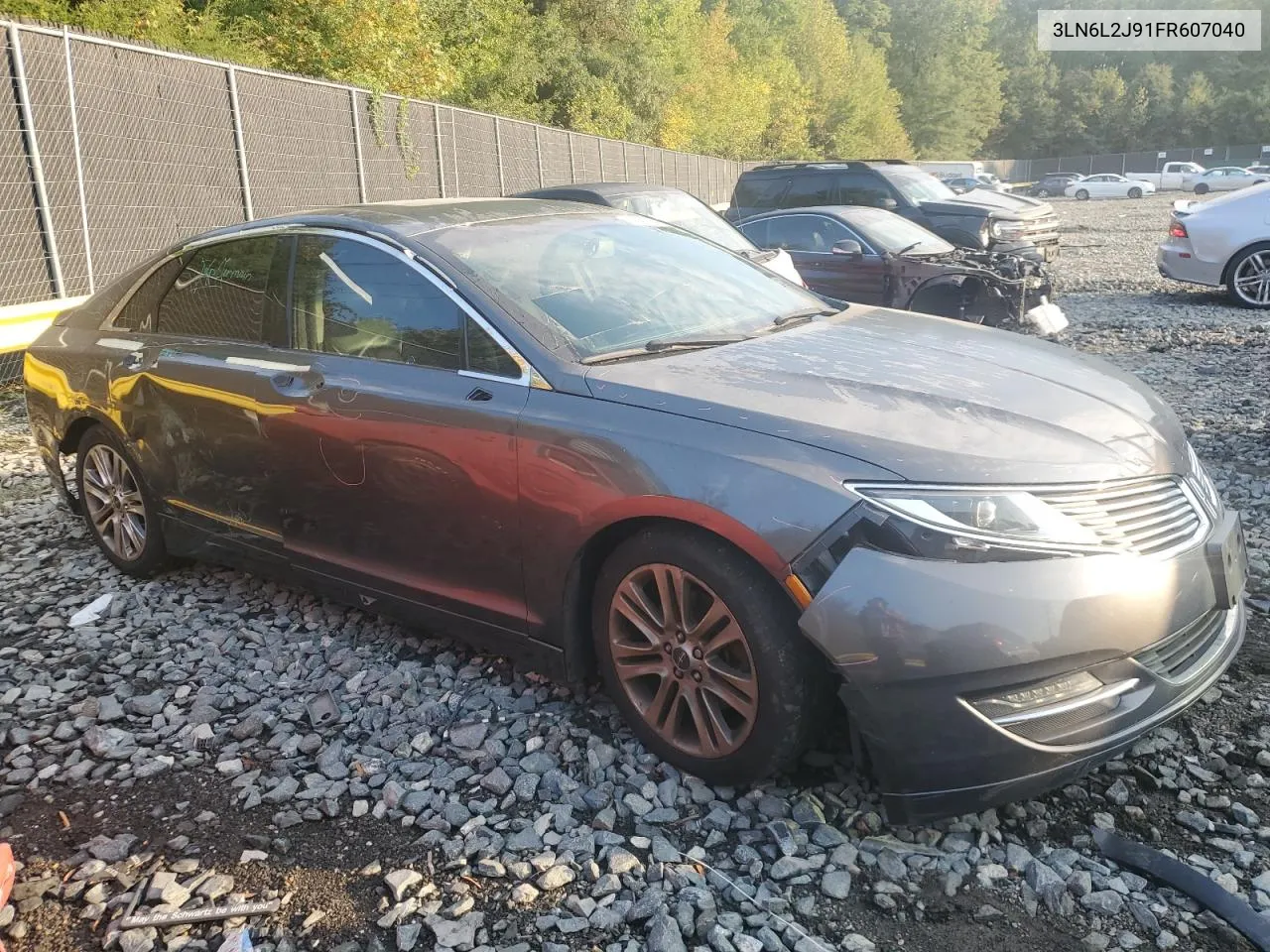 2015 Lincoln Mkz VIN: 3LN6L2J91FR607040 Lot: 67681734