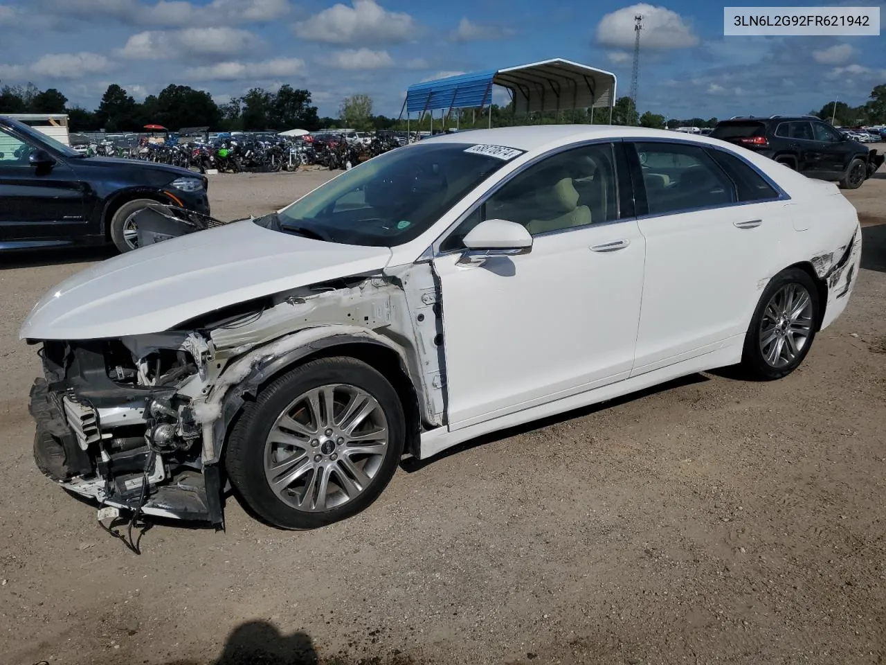 2015 Lincoln Mkz VIN: 3LN6L2G92FR621942 Lot: 68870674