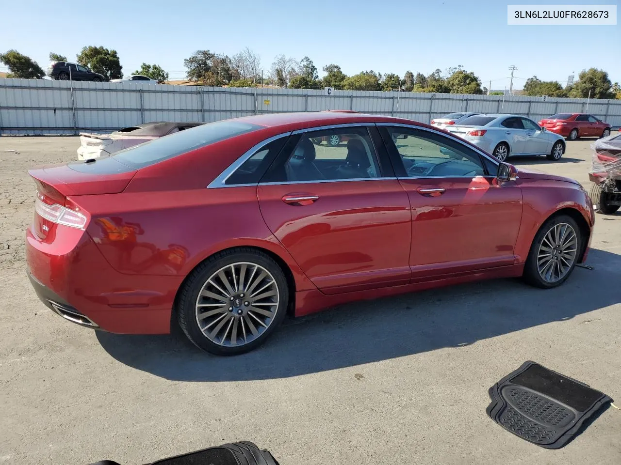 2015 Lincoln Mkz Hybrid VIN: 3LN6L2LU0FR628673 Lot: 69640444