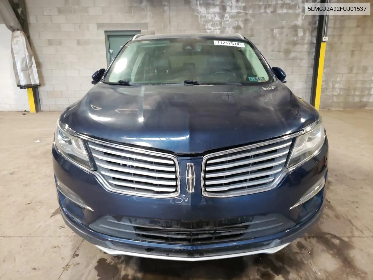 2015 Lincoln Mkc VIN: 5LMCJ2A92FUJ01537 Lot: 71217514