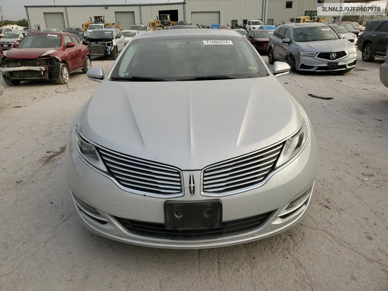 2015 Lincoln Mkz VIN: 3LN6L2J97FR607978 Lot: 71405374