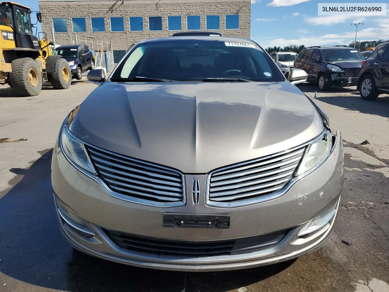 2015 Lincoln Mkz Hybrid VIN: 3LN6L2LU2FR626990 Lot: 71767664