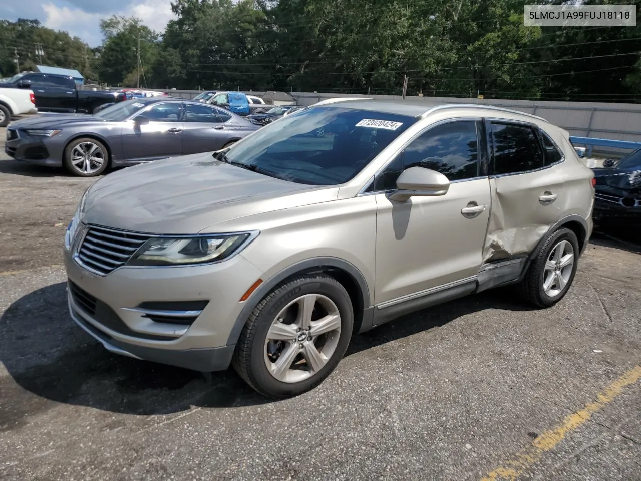 2015 Lincoln Mkc VIN: 5LMCJ1A99FUJ18118 Lot: 72020424