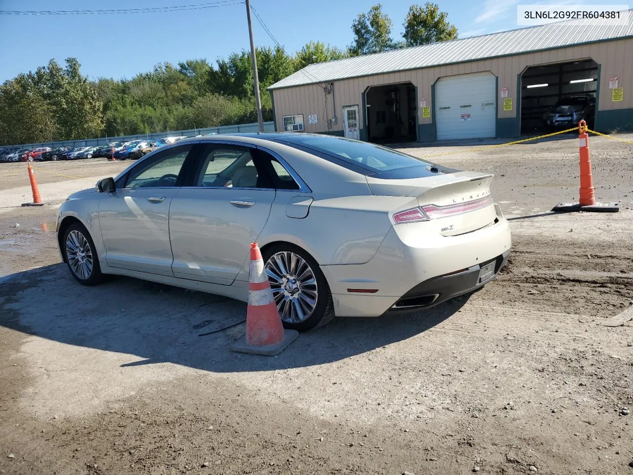 3LN6L2G92FR604381 2015 Lincoln Mkz