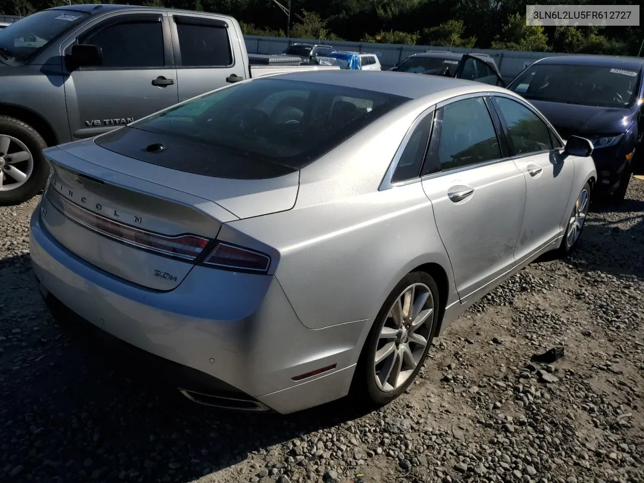 2015 Lincoln Mkz Hybrid VIN: 3LN6L2LU5FR612727 Lot: 73333584