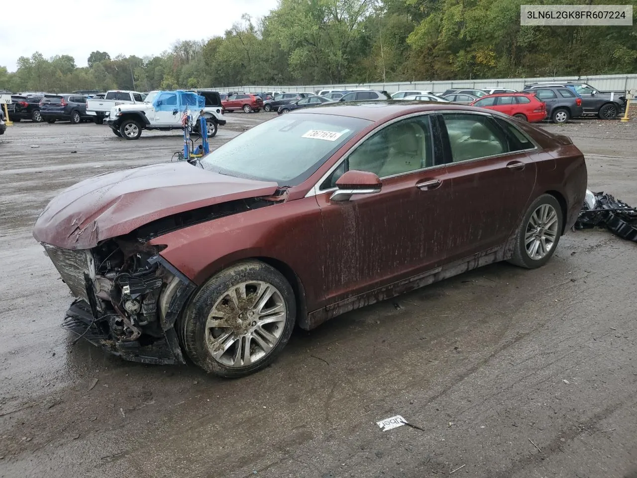 2015 Lincoln Mkz VIN: 3LN6L2GK8FR607224 Lot: 73671614