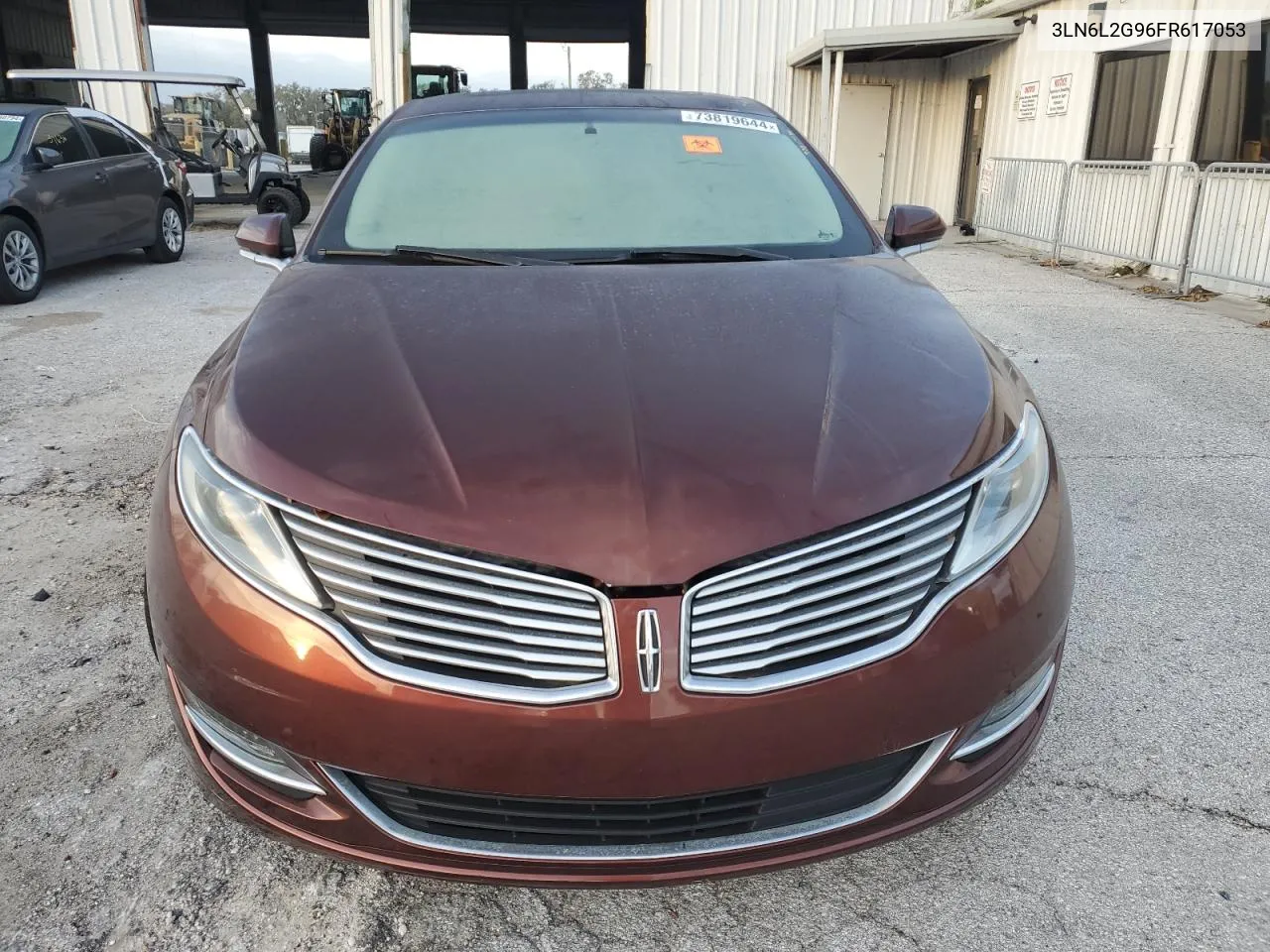 2015 Lincoln Mkz VIN: 3LN6L2G96FR617053 Lot: 73819644