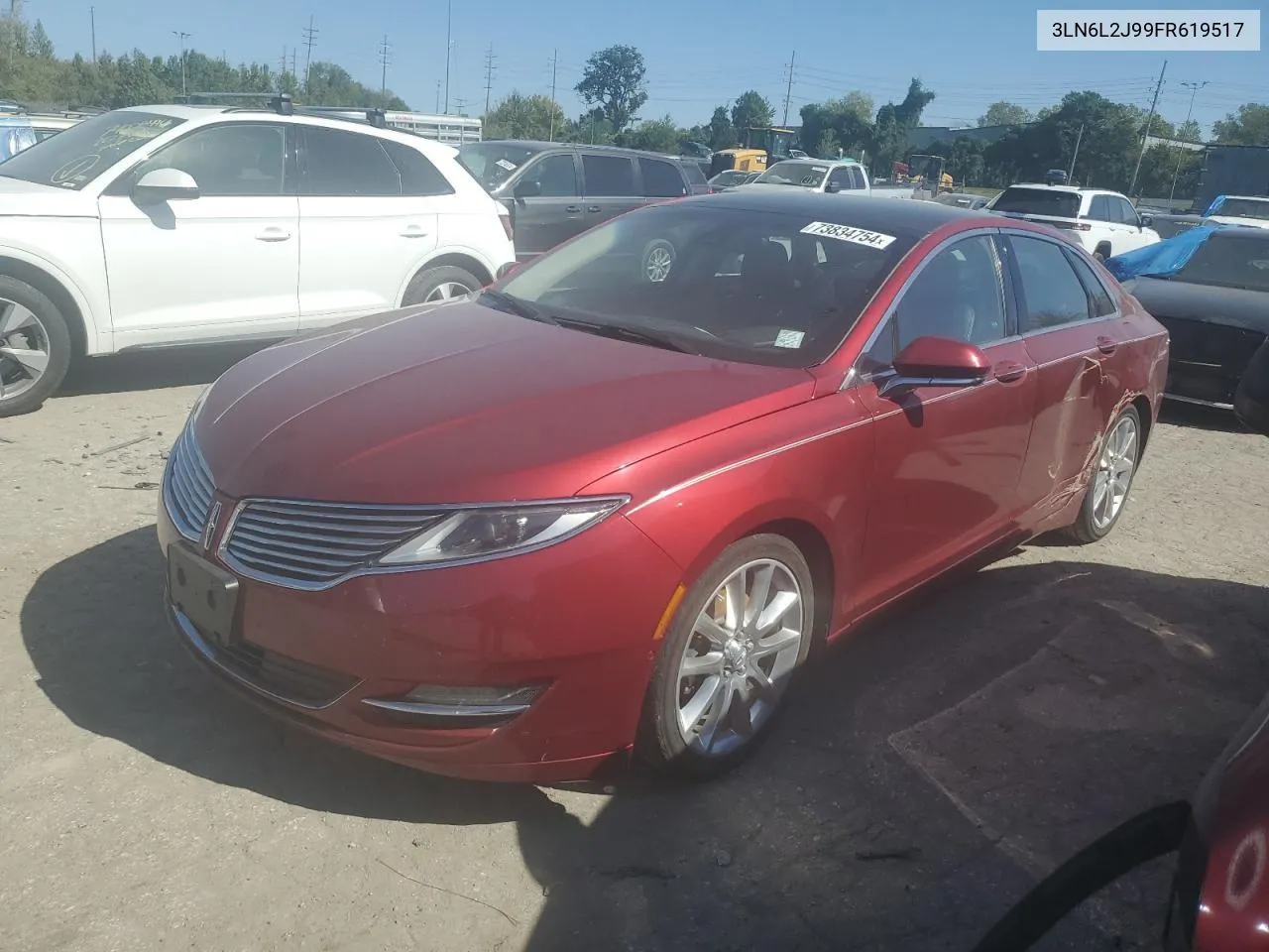 3LN6L2J99FR619517 2015 Lincoln Mkz