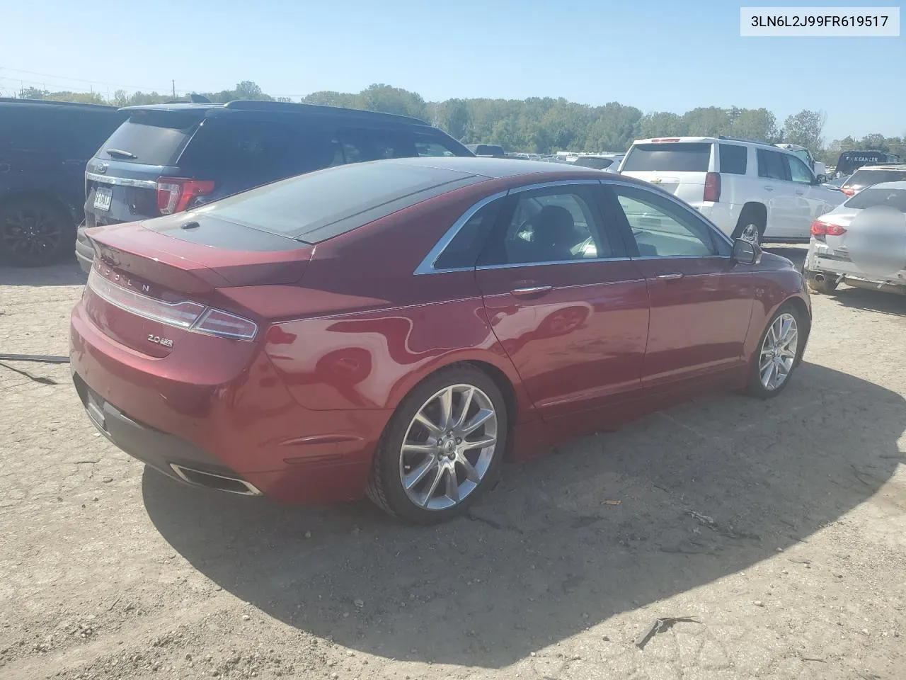 2015 Lincoln Mkz VIN: 3LN6L2J99FR619517 Lot: 73834754