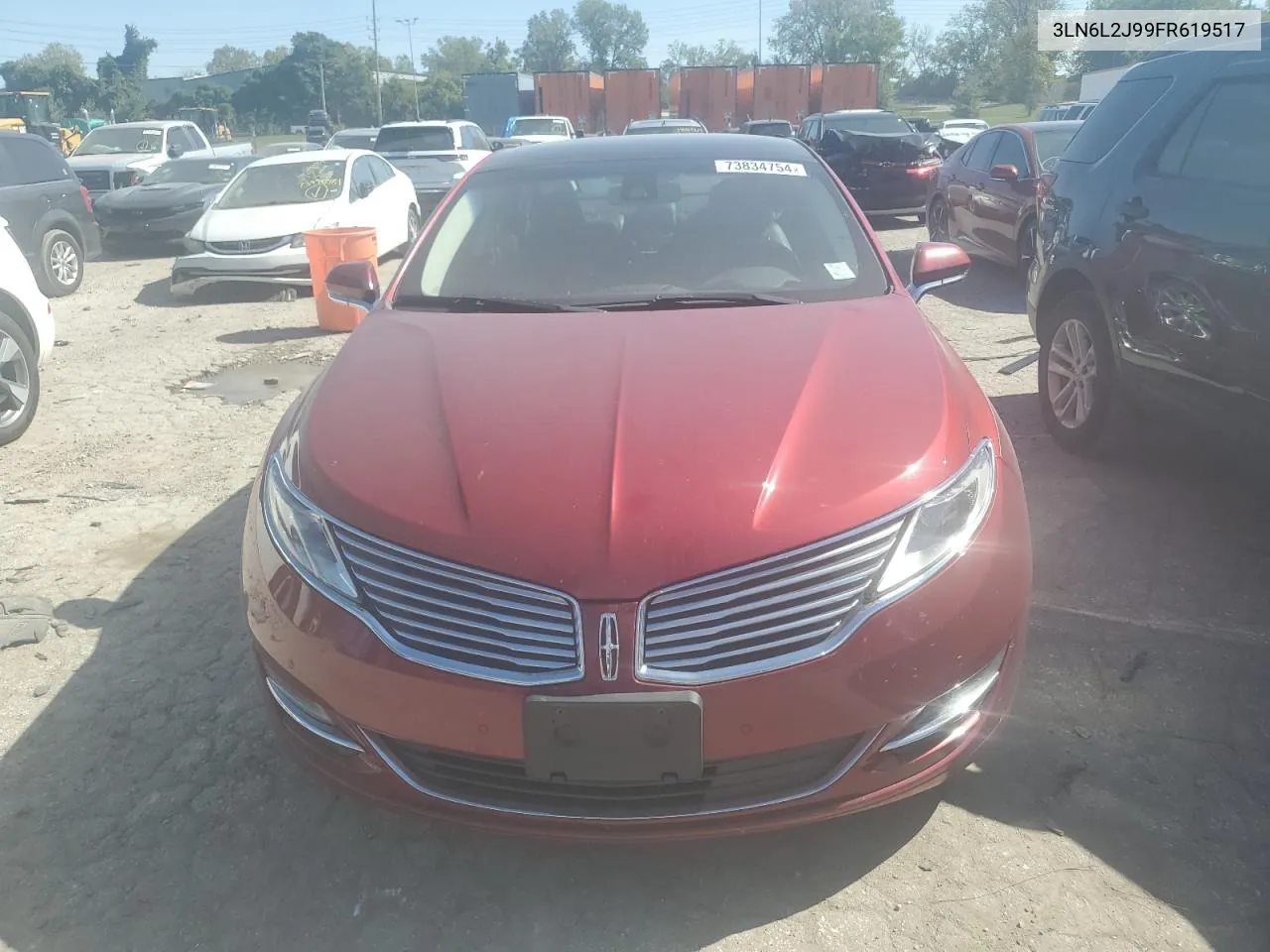 2015 Lincoln Mkz VIN: 3LN6L2J99FR619517 Lot: 73834754