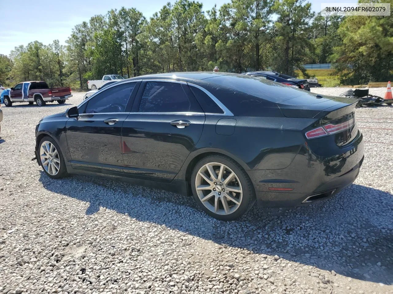 2015 Lincoln Mkz VIN: 3LN6L2G94FR602079 Lot: 74102234