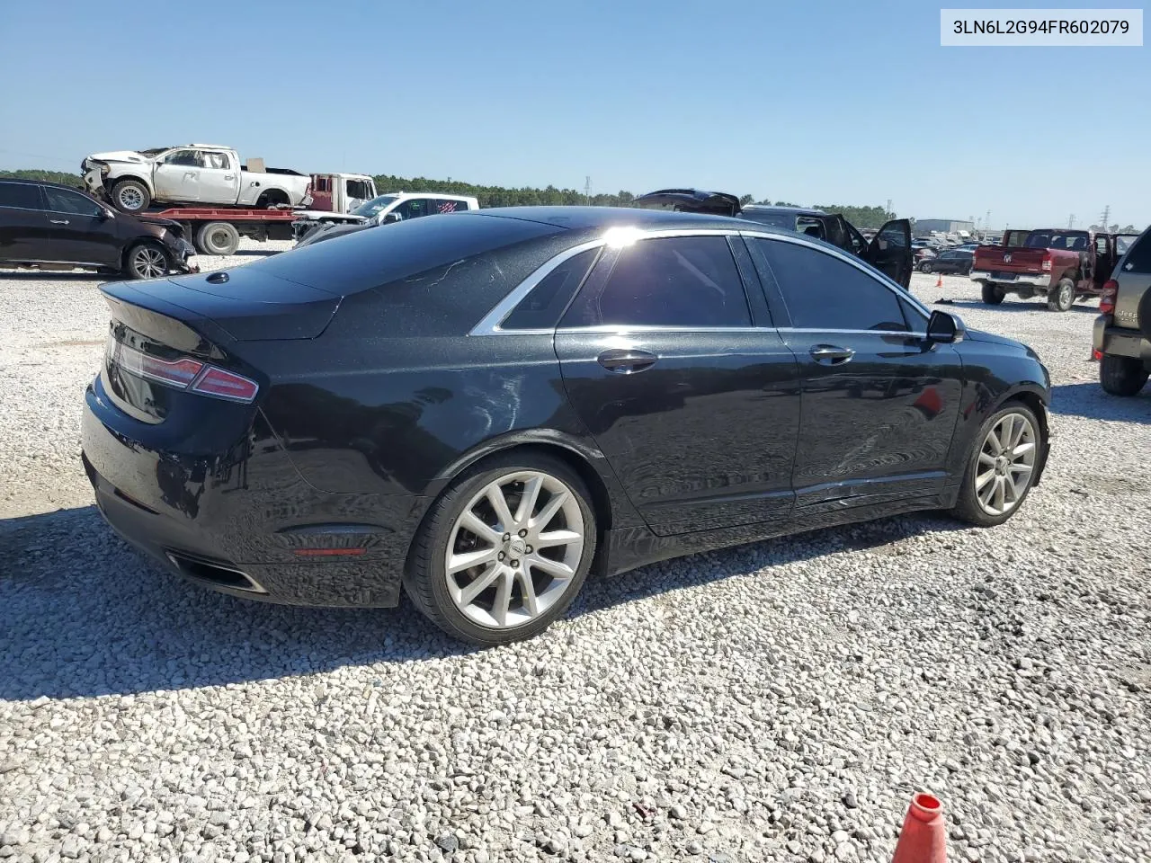 2015 Lincoln Mkz VIN: 3LN6L2G94FR602079 Lot: 74102234