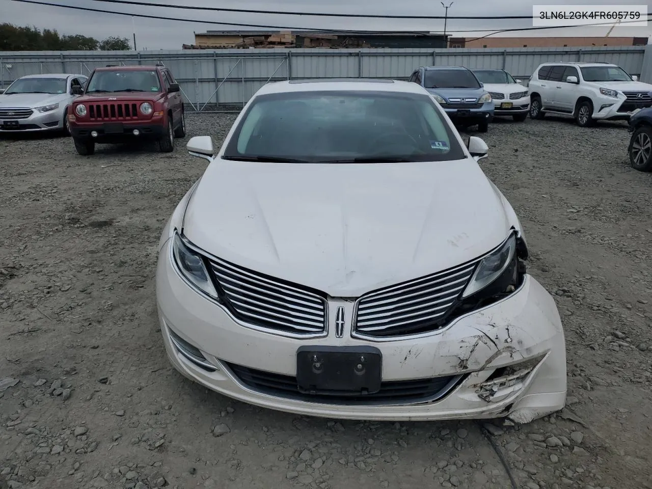 2015 Lincoln Mkz VIN: 3LN6L2GK4FR605759 Lot: 74704134