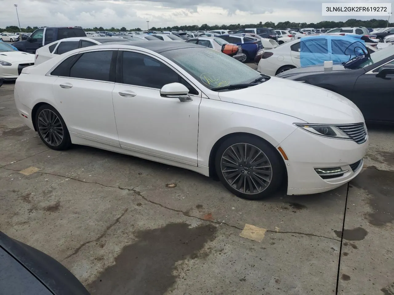 2015 Lincoln Mkz VIN: 3LN6L2GK2FR619272 Lot: 74754394