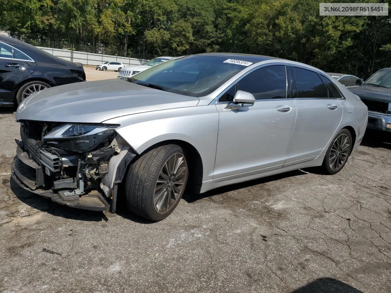 2015 Lincoln Mkz VIN: 3LN6L2G98FR615451 Lot: 74836334