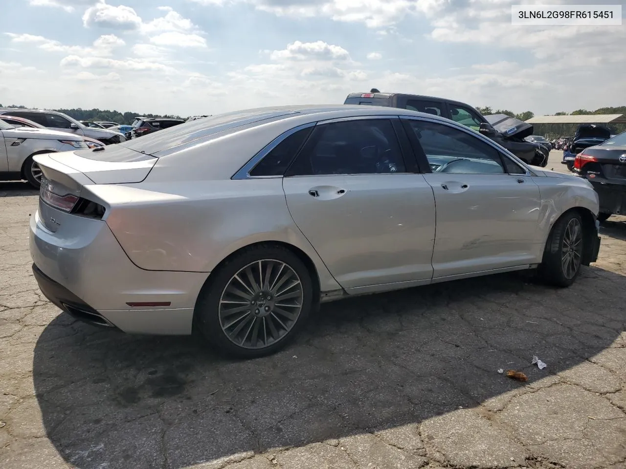 2015 Lincoln Mkz VIN: 3LN6L2G98FR615451 Lot: 74836334