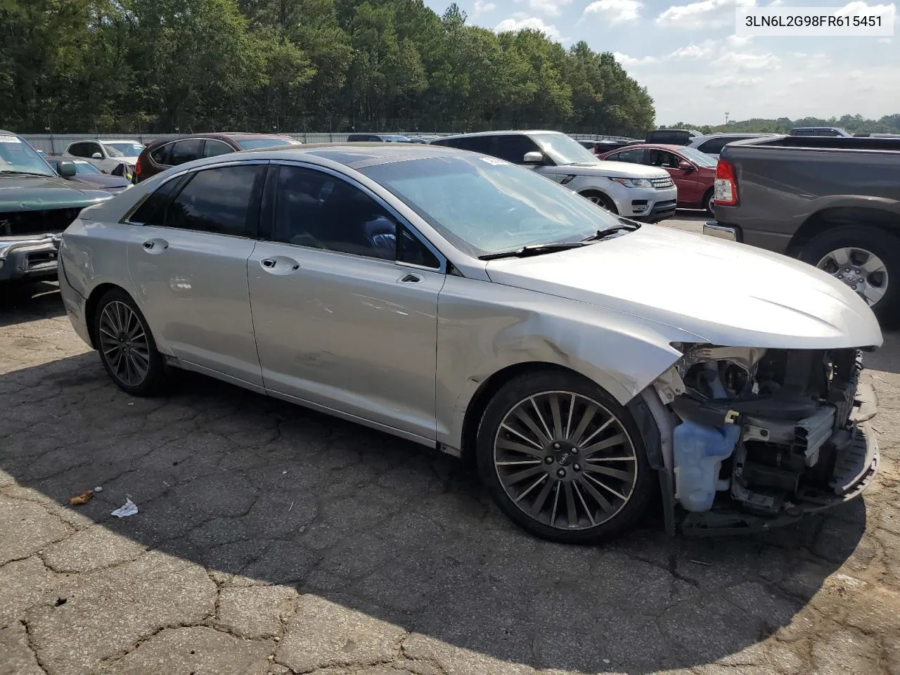 2015 Lincoln Mkz VIN: 3LN6L2G98FR615451 Lot: 74836334