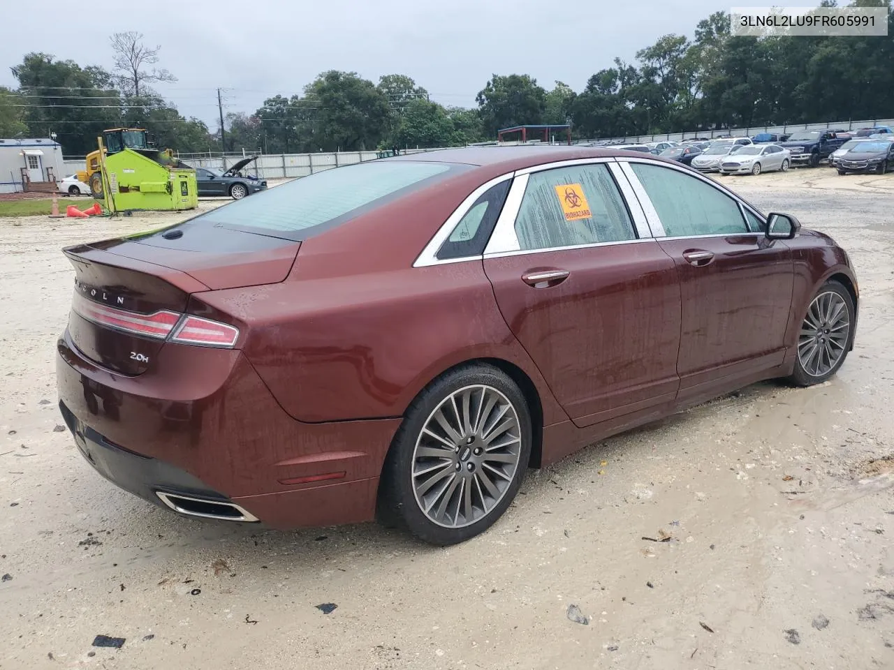 3LN6L2LU9FR605991 2015 Lincoln Mkz Hybrid