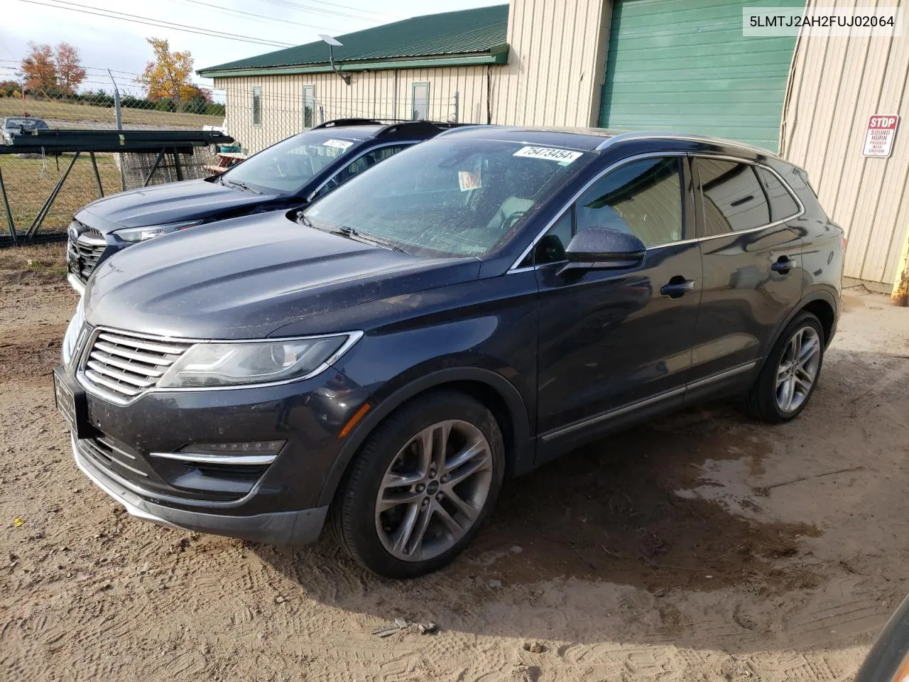 2015 Lincoln Mkc VIN: 5LMTJ2AH2FUJ02064 Lot: 75473454