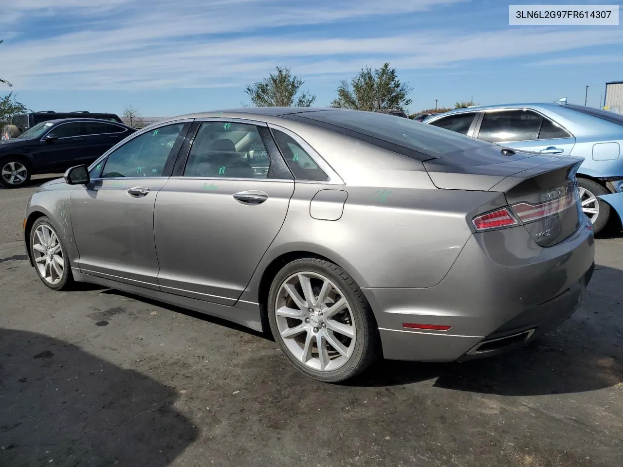 2015 Lincoln Mkz VIN: 3LN6L2G97FR614307 Lot: 76480394