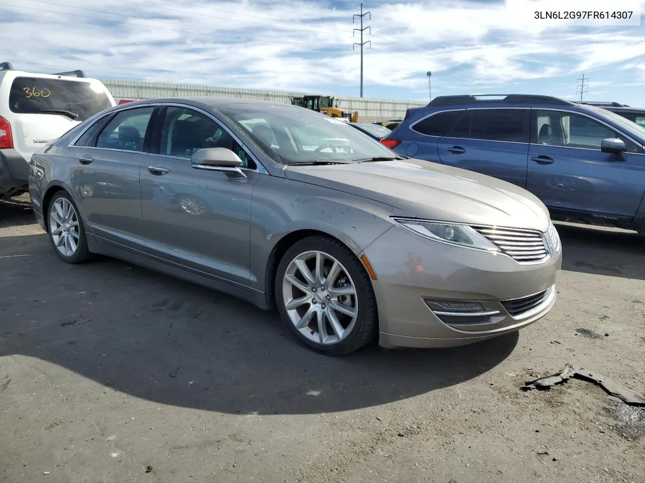 2015 Lincoln Mkz VIN: 3LN6L2G97FR614307 Lot: 76480394