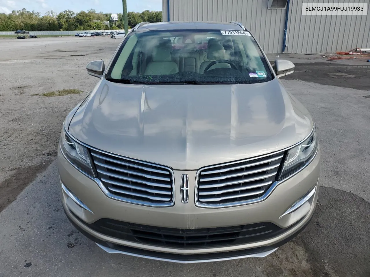 2015 Lincoln Mkc VIN: 5LMCJ1A99FUJ19933 Lot: 77011604