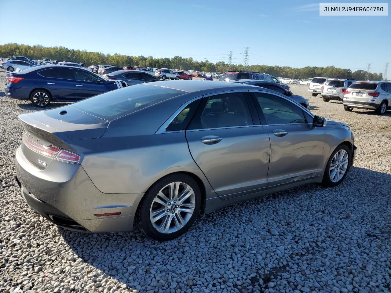 2015 Lincoln Mkz VIN: 3LN6L2J94FR604780 Lot: 79628964