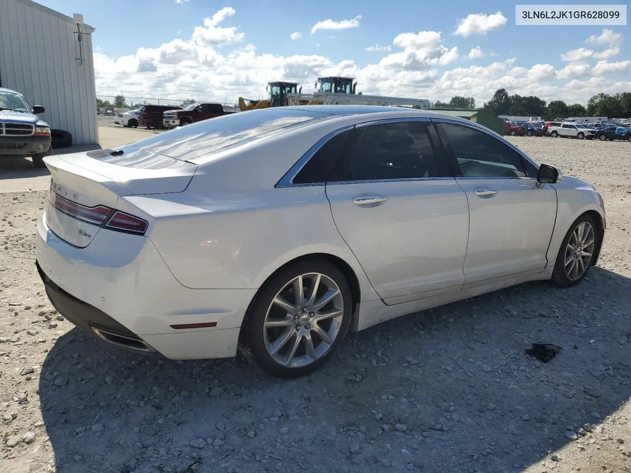 2016 Lincoln Mkz VIN: 3LN6L2JK1GR628099 Lot: 60953024