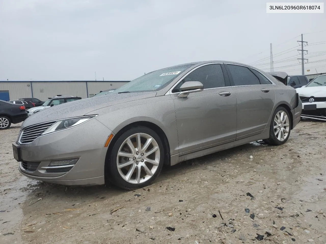 2016 Lincoln Mkz VIN: 3LN6L2G96GR618074 Lot: 68283824