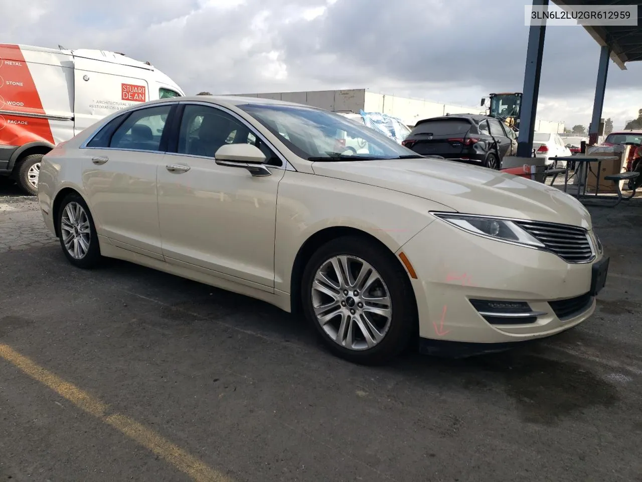 2016 Lincoln Mkz Hybrid VIN: 3LN6L2LU2GR612959 Lot: 68878264