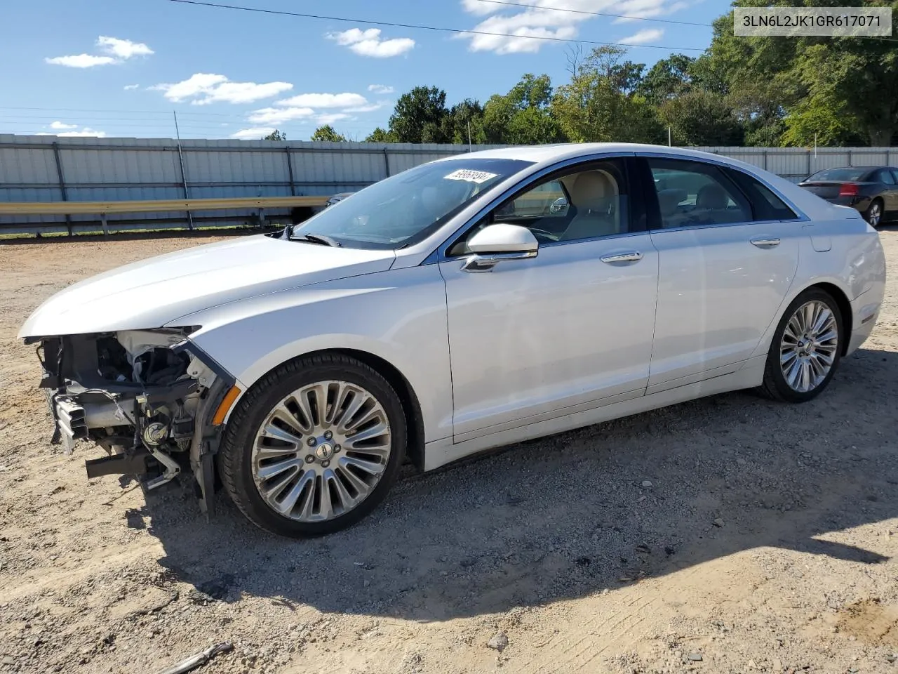 2016 Lincoln Mkz VIN: 3LN6L2JK1GR617071 Lot: 69968894