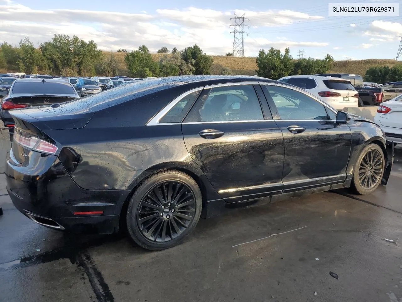 2016 Lincoln Mkz Hybrid VIN: 3LN6L2LU7GR629871 Lot: 70447624