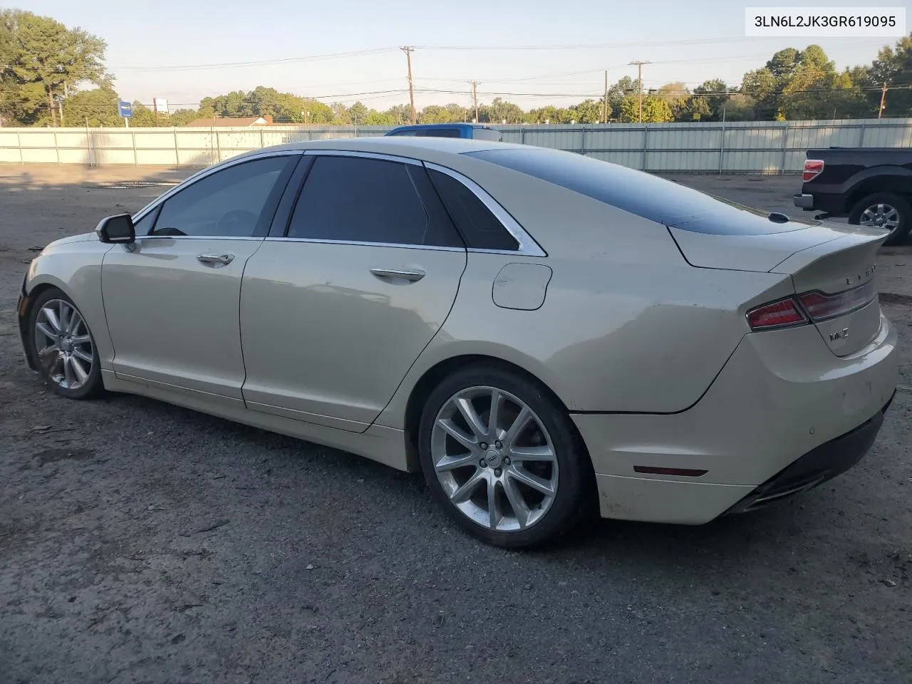 2016 Lincoln Mkz VIN: 3LN6L2JK3GR619095 Lot: 70540294