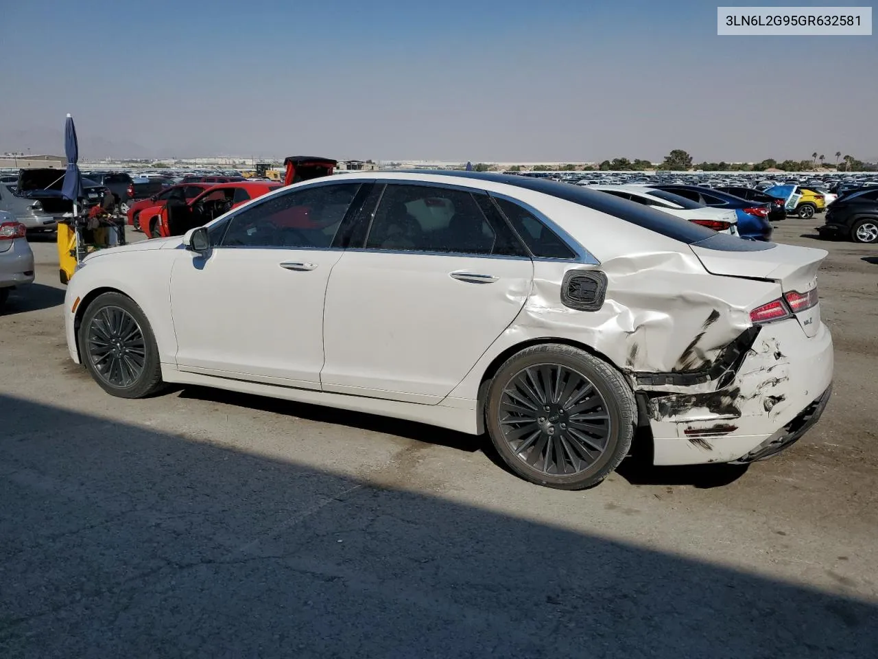 2016 Lincoln Mkz VIN: 3LN6L2G95GR632581 Lot: 71316484