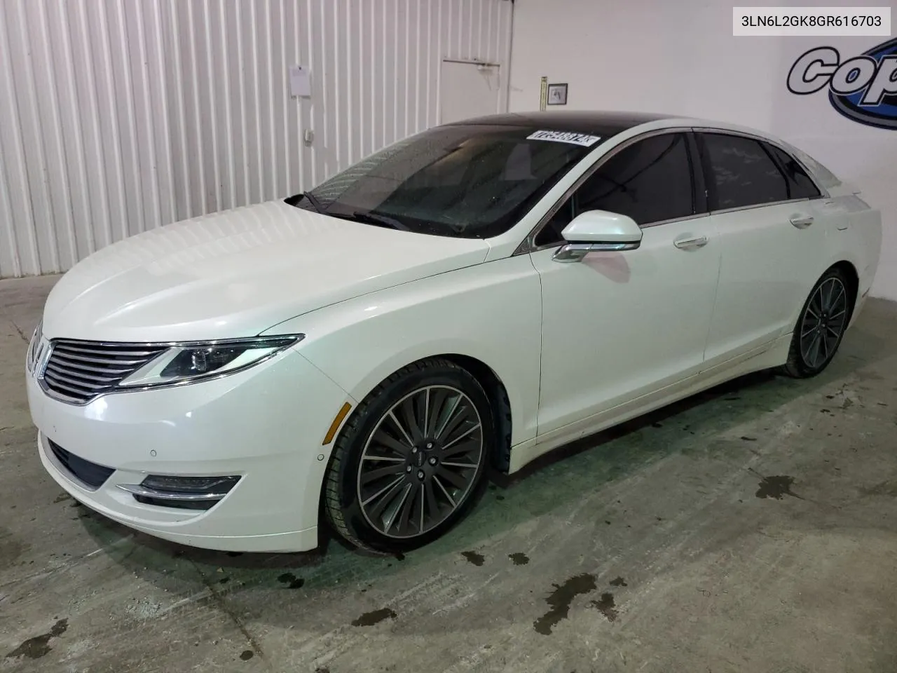 2016 Lincoln Mkz VIN: 3LN6L2GK8GR616703 Lot: 72548874