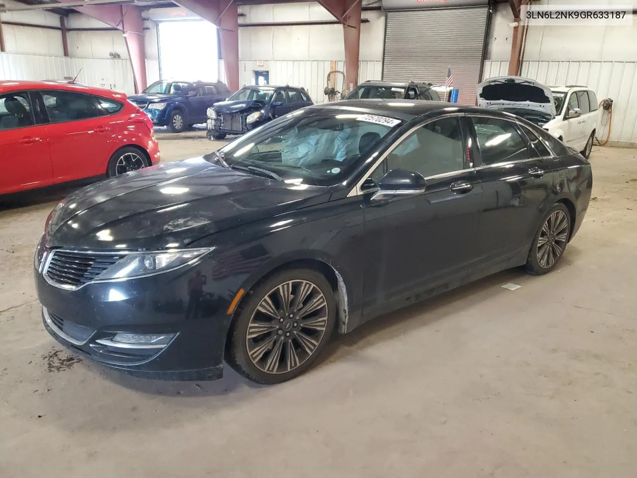 2016 Lincoln Mkz Black Label VIN: 3LN6L2NK9GR633187 Lot: 72570294