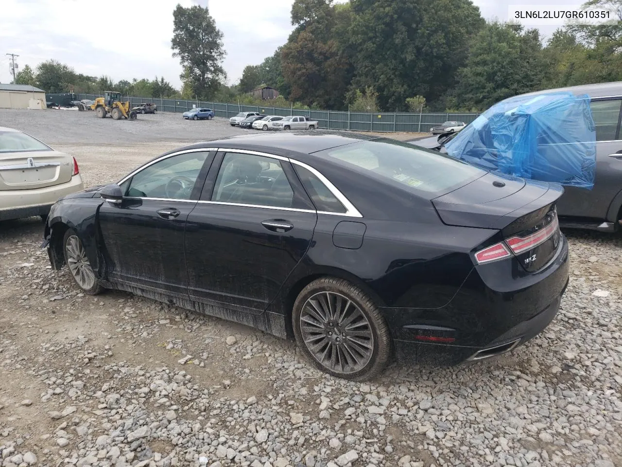 2016 Lincoln Mkz Hybrid VIN: 3LN6L2LU7GR610351 Lot: 72649314