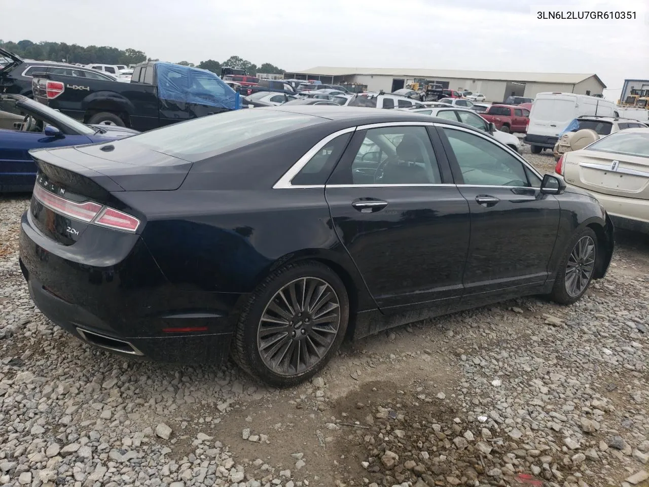 2016 Lincoln Mkz Hybrid VIN: 3LN6L2LU7GR610351 Lot: 72649314