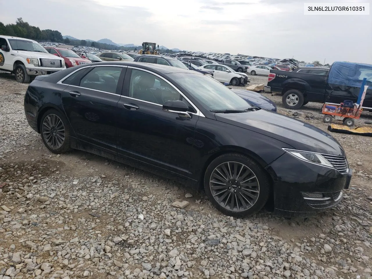 2016 Lincoln Mkz Hybrid VIN: 3LN6L2LU7GR610351 Lot: 72649314