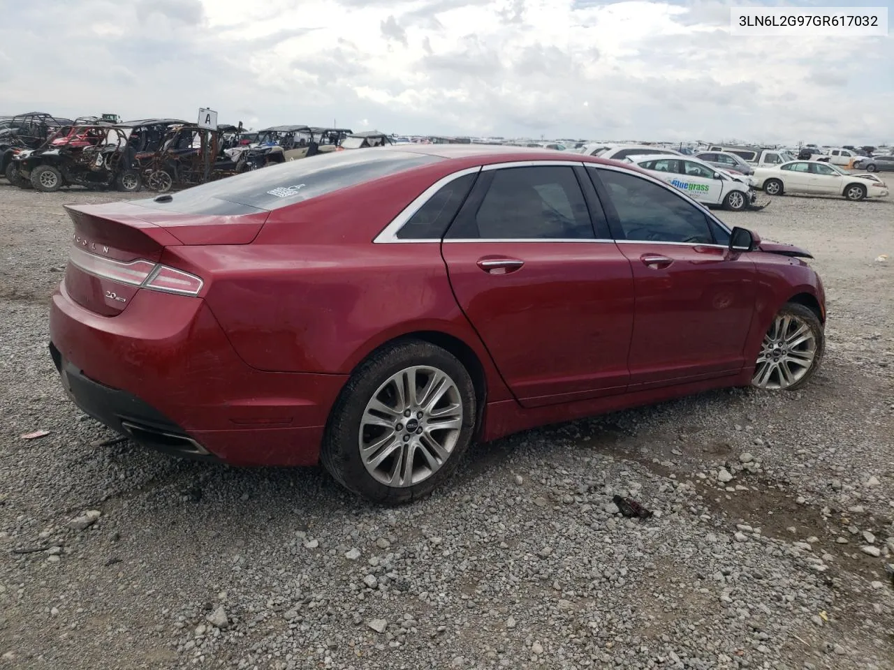 3LN6L2G97GR617032 2016 Lincoln Mkz