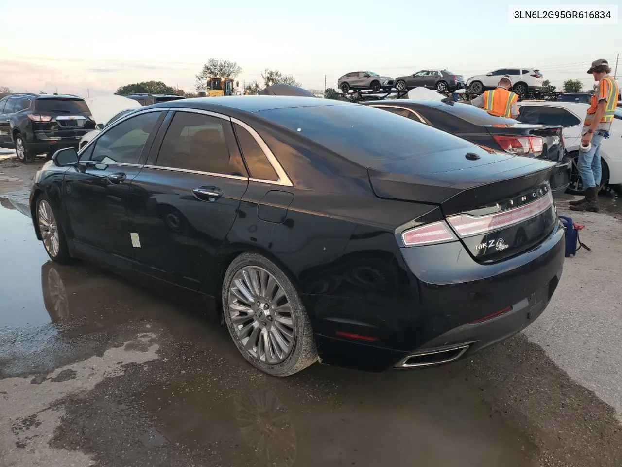 2016 Lincoln Mkz VIN: 3LN6L2G95GR616834 Lot: 73824594