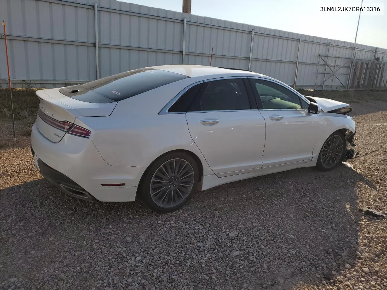 2016 Lincoln Mkz VIN: 3LN6L2JK7GR613316 Lot: 74279734