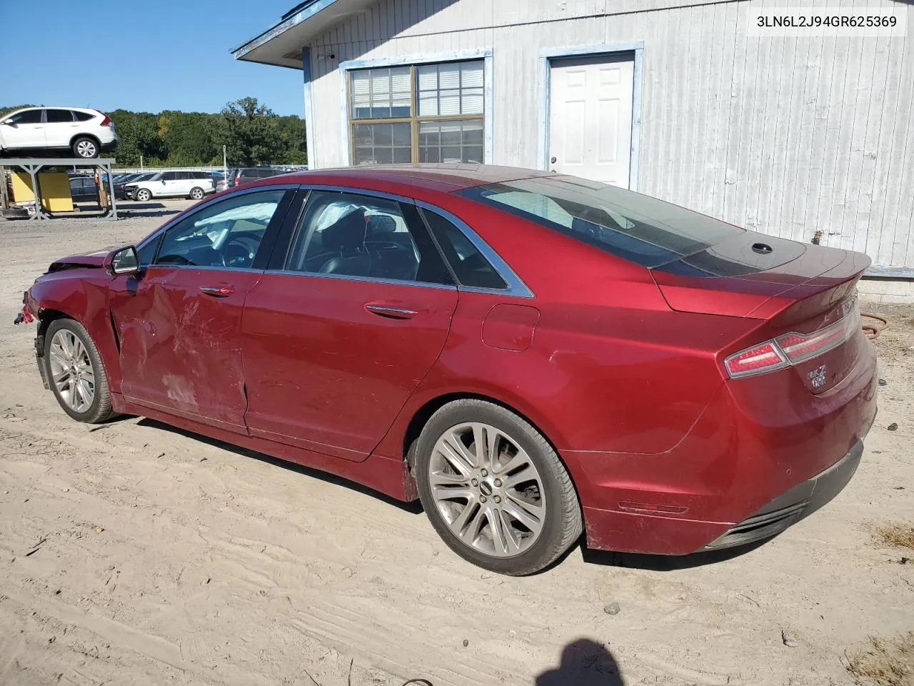 2016 Lincoln Mkz VIN: 3LN6L2J94GR625369 Lot: 74584064