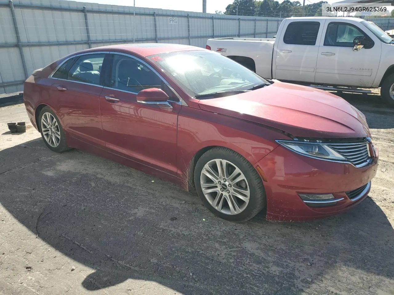 2016 Lincoln Mkz VIN: 3LN6L2J94GR625369 Lot: 74584064