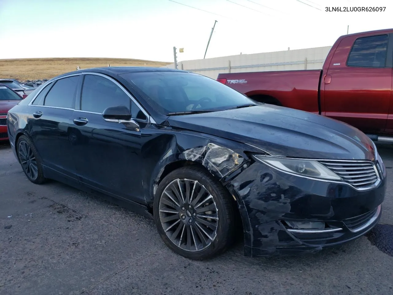 2016 Lincoln Mkz Hybrid VIN: 3LN6L2LU0GR626097 Lot: 75501004